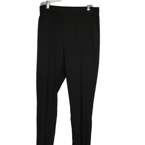 Uniqlo Black Straight Leg Pants Full‎ Length